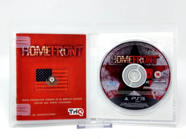 Interior del juego Homefront (ESP) (Rebajado) para PlayStation 3 con disco y manual