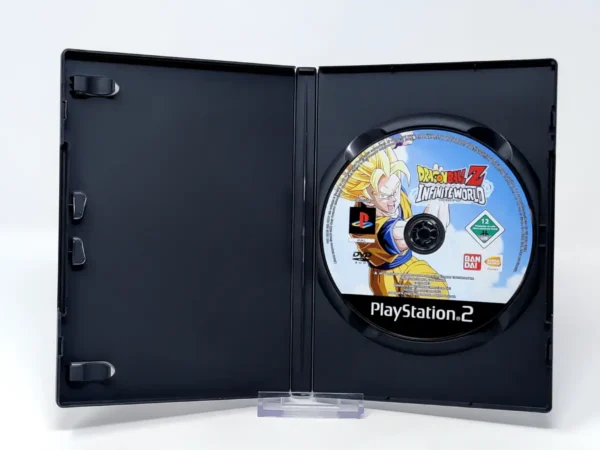 Interior del juego Dragon Ball Z: Infinite World (ESP) (Rebajado) para PlayStation 2 con disco y manual