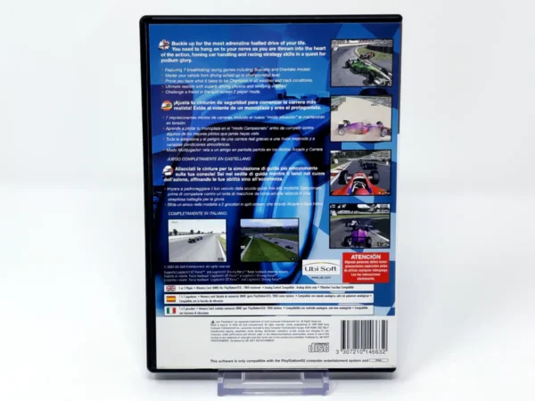 Parte trasera de Racing Simulation 3 (ESP) (Rebajado) para PlayStation 2, edición PAL España