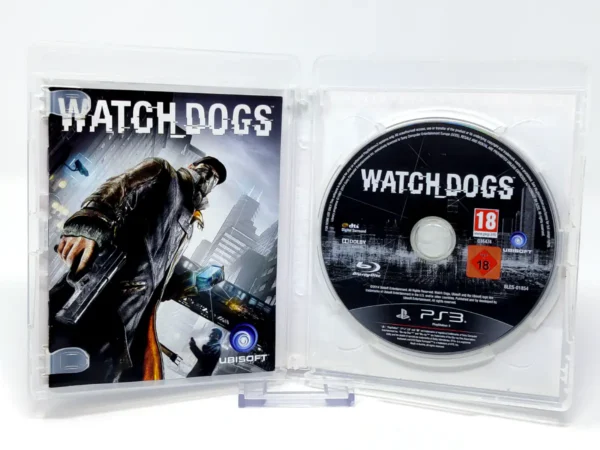 Interior del juego Watch_Dogs (ESP) (Essentials) para PlayStation 3 con disco y manual