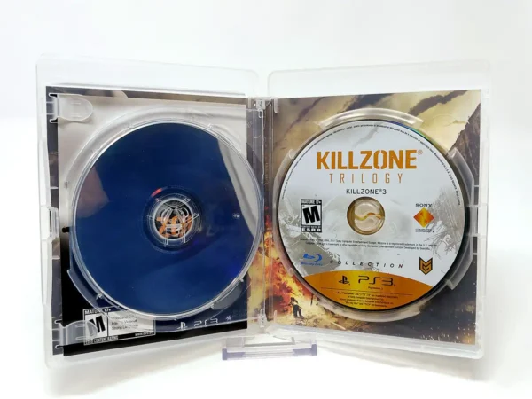 Lateral de la caja de Killzone Trilogy (USA) para PlayStation 3