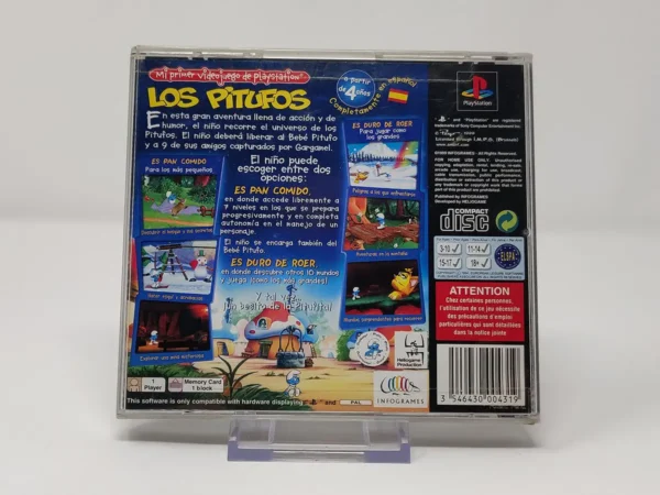 Los Pitufos (ESP) (Carátula) para PlayStation 1, de segunda mano