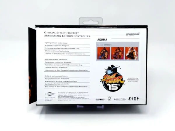 Mando Nubytech Street Fighter Anniversary - Akuma para PlayStation 2, edición PAL España, de segunda mano