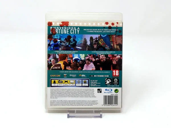 Parte trasera de Dead Rising 2 (ESP) (v1) para PlayStation 3, edición PAL España