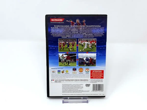 Parte trasera de PES 2009: Pro Evolution Soccer (FRA) para PlayStation 2, edición PAL Francia