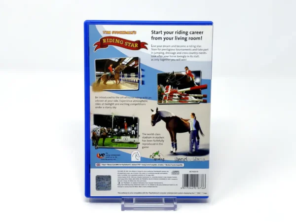 Parte trasera de Riding Star (UK) para PlayStation 2, edición PAL UK
