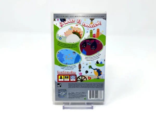 Parte trasera de LocoRoco 2 (ESP) (Platiunum) para PSP, edición PAL España