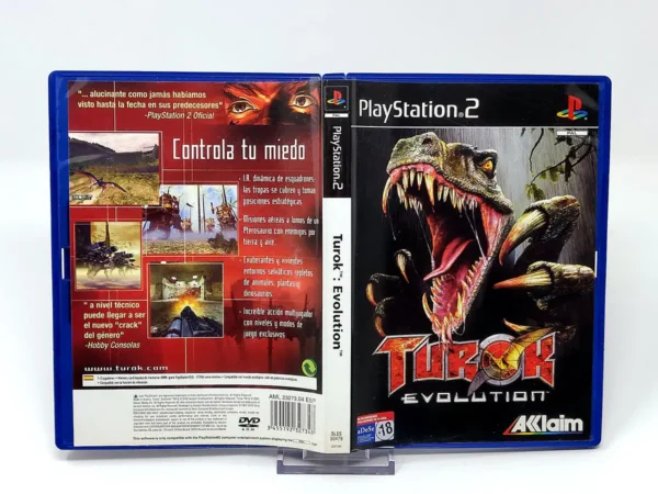 Turok: Evolution (ESP) (Carátula) para PlayStation 2, edición PAL España, de segunda mano