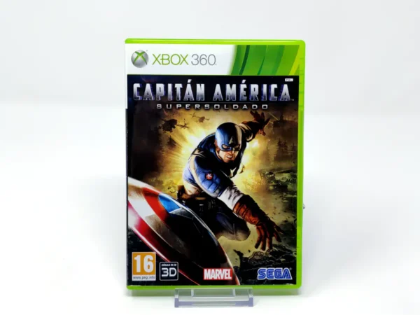 Portada de Capitán América: Supersoldado (ESP) para XBOX 360, edición PAL España, de segunda mano
