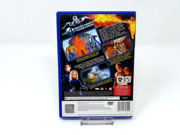 Parte trasera de Les Quatre Fantastiques Et Le Surfer D'Argent (FRA) (Rebajado) para PlayStation 2, edición PAL Francia