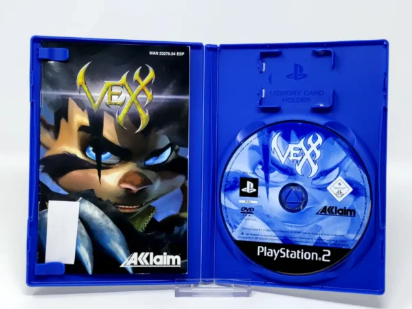 Interior del juego Vexx (ESP) (Rebajado) para PlayStation 2 con disco y manual