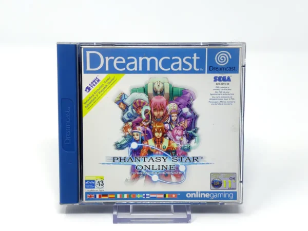 Portada de Phantasy Star Online (ESP) para Sega Dreamcast, edición PAL España, de segunda mano
