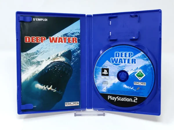 Lateral de la caja de Deep Water (ESP) para PlayStation 2