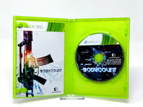 Interior del juego Bodycount (ESP) para XBOX 360 con disco y manual