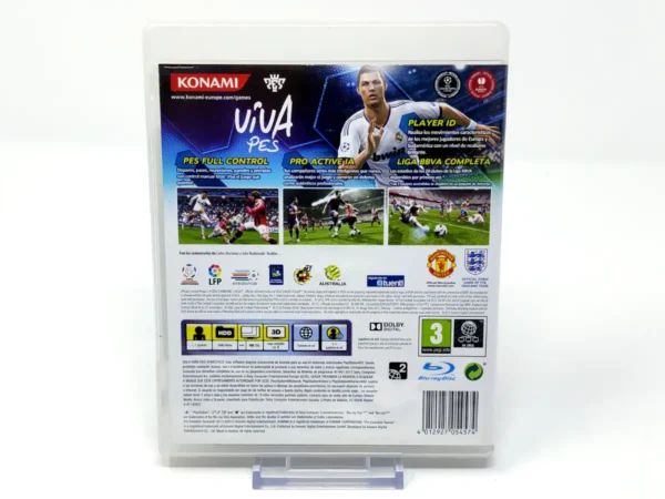Parte trasera de PES 2013: Pro Evolution Soccer (ESP) (Rebajado) para PlayStation 3, edición PAL España