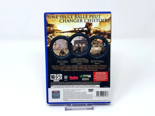 Parte trasera de Sniper Elite (FRA) (Rebajado) para PlayStation 2, edición PAL Francia