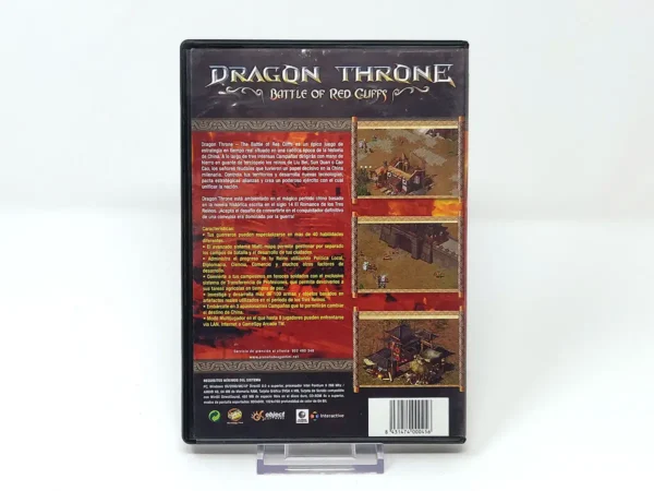 Parte trasera de Dragon Throne: Battle of Red Cliffs (ESP) para PC