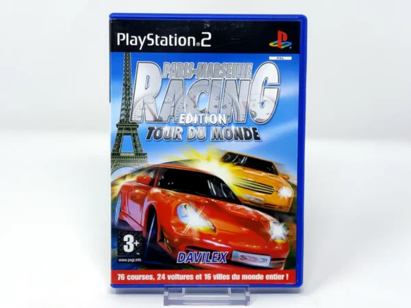 Portada de Paris-Marseille Racing: Edition Tour du Monde (FRA) para PlayStation 2, edición PAL Francia, de segunda mano