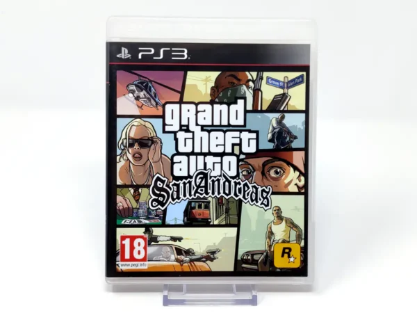 Portada de Grand Theft Auto: San Andreas (UK) (Rebajado) para PlayStation 3, edición PAL UK, de segunda mano
