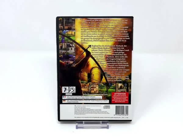 Parte trasera de Robin Hood 2: The Siege (FRA) para PlayStation 2, edición PAL Francia
