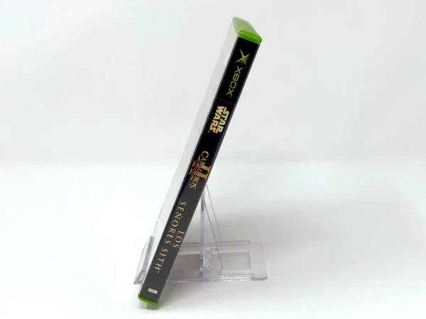 Lateral de la caja de Star Wars: Caballeros de la Antigua República II: Los Señores Sith (ESP) para XBOX