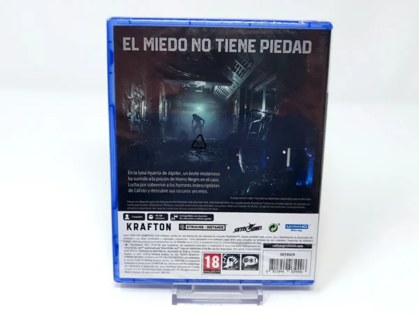 Parte trasera de The Callisto Protocol (ESP) (Precintado) para PlayStation 5, edición PAL España