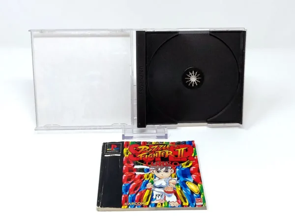 Super Puzzle Fighter II Turbo (ESP) (Caratulas + Manual) para PlayStation 1, edición PAL España, de segunda mano