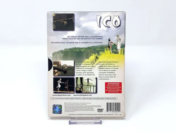 Parte trasera de ICO (Edición Limitada) (FRA) para PlayStation 2, edición PAL Francia