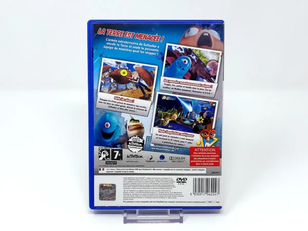 Parte trasera de Monstres Contre Aliens (FRA) para PlayStation 2, edición PAL Francia