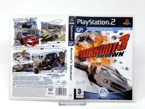 Burnout 3: Takedown (ESP) (Carátula) para PlayStation 2, edición PAL España, de segunda mano