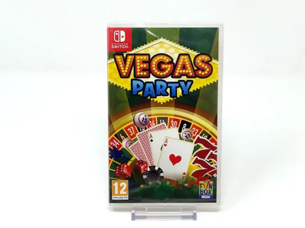 Portada de Vegas Party (ESP) (Precintado) para Nintendo Switch, edición PAL España, nuevo