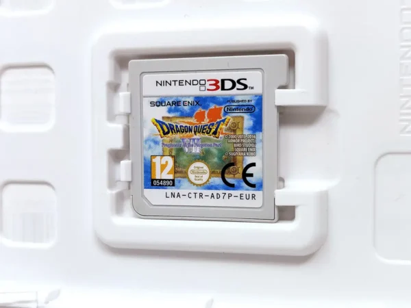 Lateral de la caja de Dragon Quest VII: Fragmentos de un mundo olvidado (ESP) para Nintendo 3DS