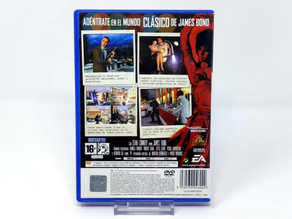 Parte trasera de 007: Desde Rusia con Amor (ESP) para PlayStation 2, edición PAL España