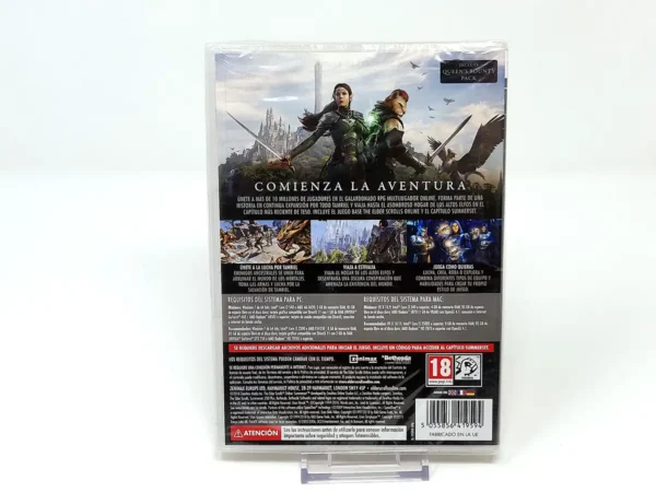Parte trasera de The Elder Scrolls Online: Summerset (ESP) (Precintado) para PC, edición PAL España