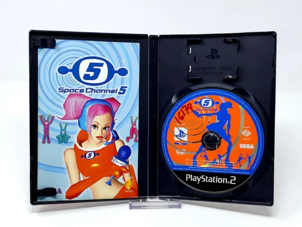 Interior del juego Space Channel 5 (ESP) (Rebajado) para PlayStation 2 con disco y manual