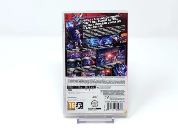 Parte trasera de ASTRAL CHAIN (ESP) para Nintendo Switch, edición PAL España