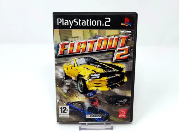 Portada de FlatOut 2 (FRA) para PlayStation 2, edición PAL Francia, de segunda mano