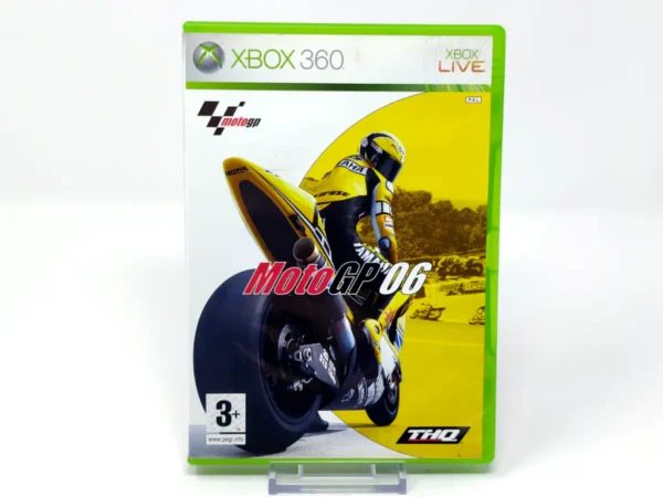 Portada de MotoGP '06 (ESP) para XBOX 360, edición PAL España, de segunda mano