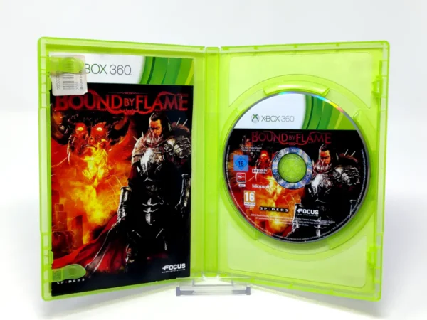 Interior del juego Bound by Flame (ESP) para XBOX 360 con disco y manual