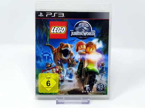Portada de LEGO Jurassic World (ALE) para PlayStation 3, edición PAL Alemania, de segunda mano