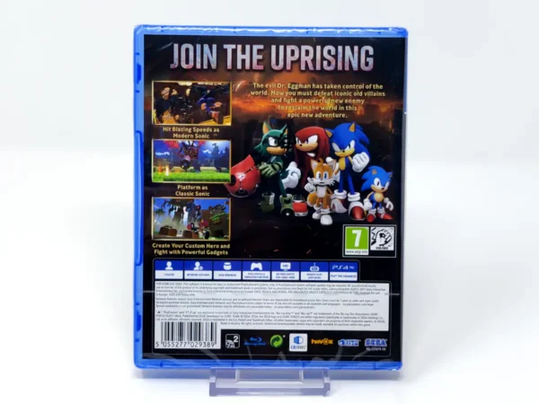 Parte trasera de Sonic Forces (UK) (Precintado) para PlayStation 4, edición PAL UK