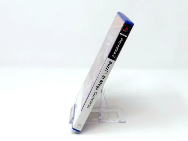 Lateral de la caja de Buzz! El Mega Concurso (ESP) (Promo) para PlayStation 2