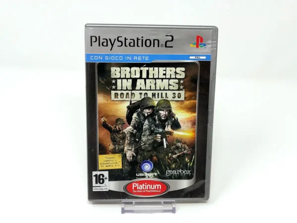 Portada de Brothers in Arms: Road to Hill 30 (ITA) (Platinum) (Rebajado) para PlayStation 2, edición PAL Italia, de segunda mano