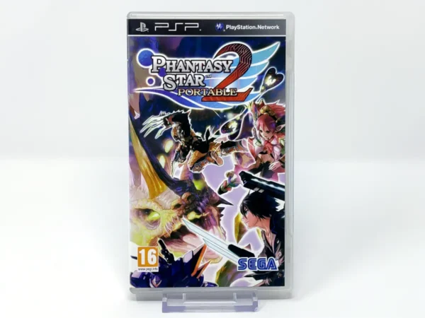 Portada de Phantasy Star Portable 2 (ESP) para PSP, edición PAL España, de segunda mano