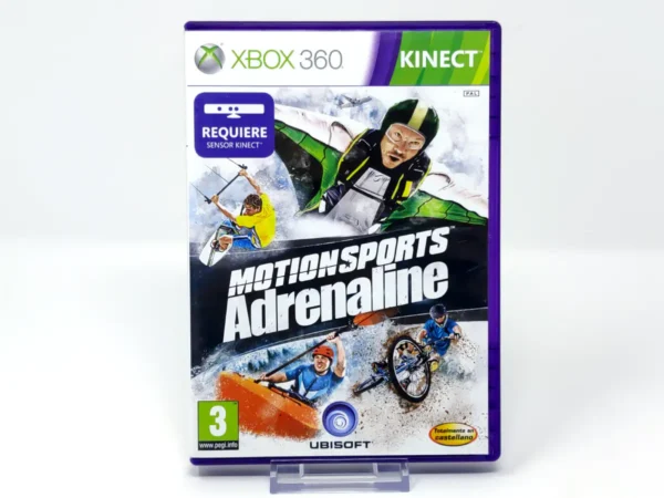 Portada de Motionsports Adrenaline (ESP) para XBOX 360, edición PAL España, de segunda mano