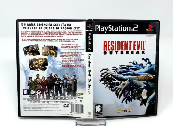 Resident Evil: Outbreak (ESP) (Carátula) para PlayStation 2, edición PAL España, de segunda mano