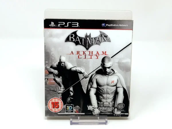 Portada de Batman: Arkham City (UK) para PlayStation 3, edición PAL UK, de segunda mano