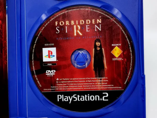 Lateral de la caja de Forbidden Siren: Viviendo la pesadilla (ESP) para PlayStation 2