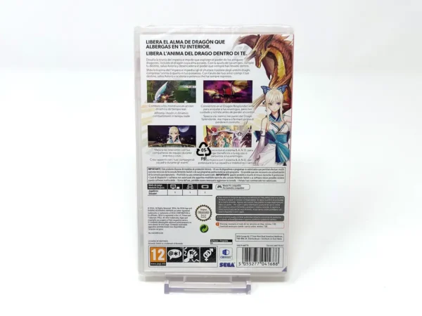 Parte trasera de Shining Resonance Refrain "Code In Box" (ESP) (Precintado) para Nintendo Switch, edición PAL España