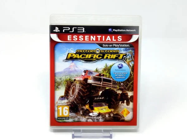 Portada de MotorStorm: Pacific Rift (ESP) (Essentials) para PlayStation 3, edición PAL España, de segunda mano
